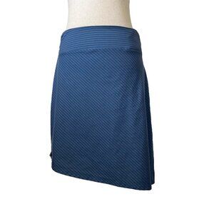 Outdoor Research Bryn Skirt Asymmetric Blue Striped Pull On Stretch Small